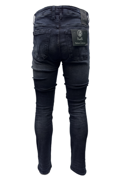 Vialli Jubilee Sottle Blue Slim-Fit Skinny Jeans for Men