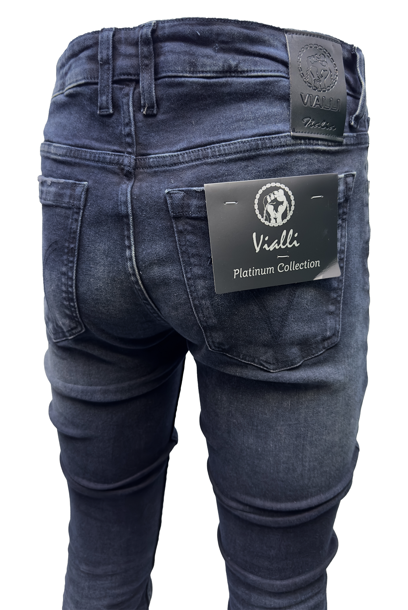 Vialli Jubilee Sottle Blue Slim-Fit Skinny Jeans for Men