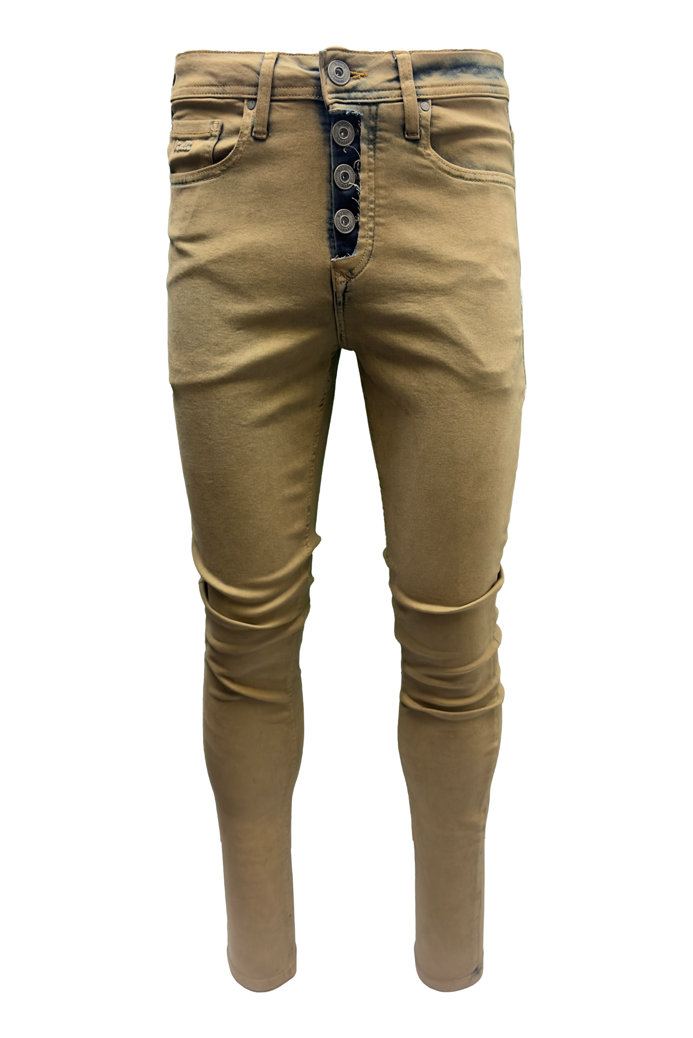 Vialli Ilongoji Ultra-Fit Brown Jeans: Premium Stretch Denim for Men