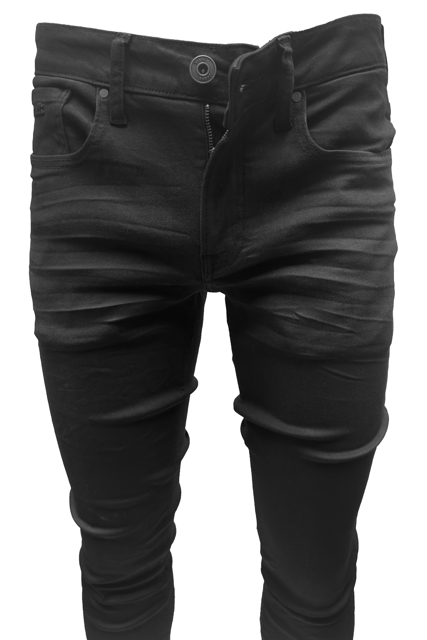 Vialli Platinum Collection Black Slim Fit Jeans - Ultimate Style and Comfort