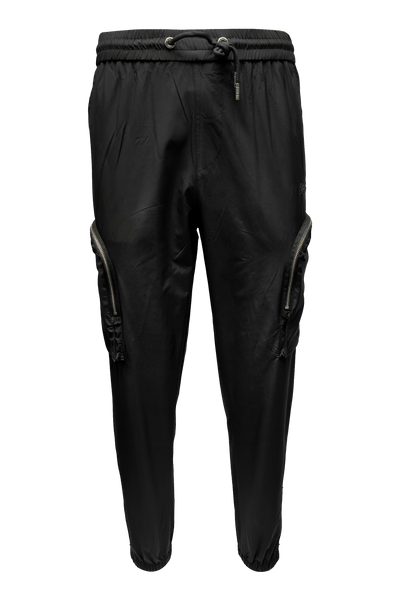 Vialli Ishmic Black Track Pants for Men - Comfort and Style