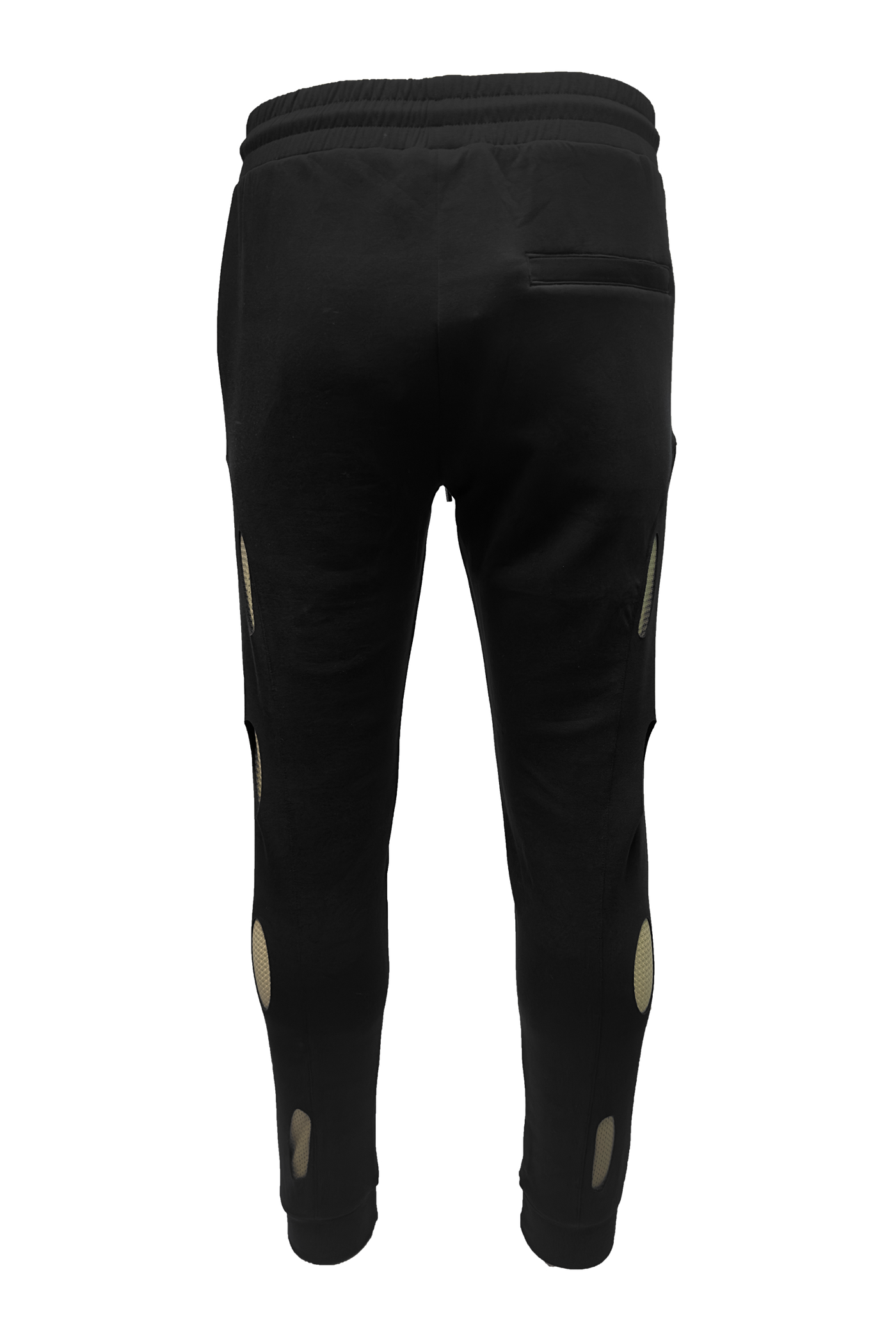 Vialli Kenpant Black Track Pants: Comfortable, Flexible, Stylish Design, Cuffed Ankles