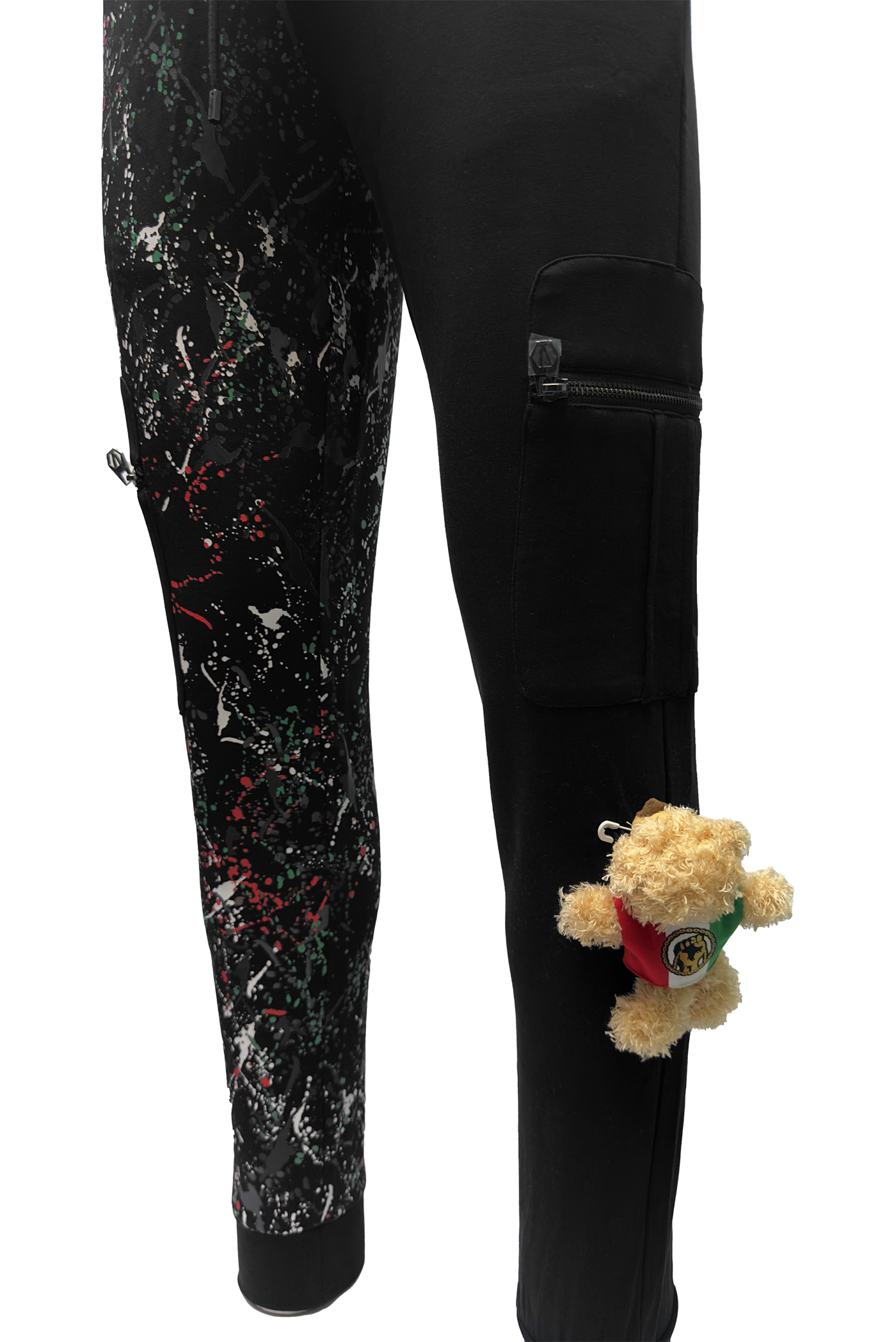 Vialli Crazyb Splatter Effect Track Pants for Men - Ultimate Comfort