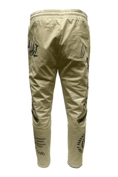 Vialli Cream Kindob Pants: Comfortable, Stylish Men's Joggers for Everyday Wear