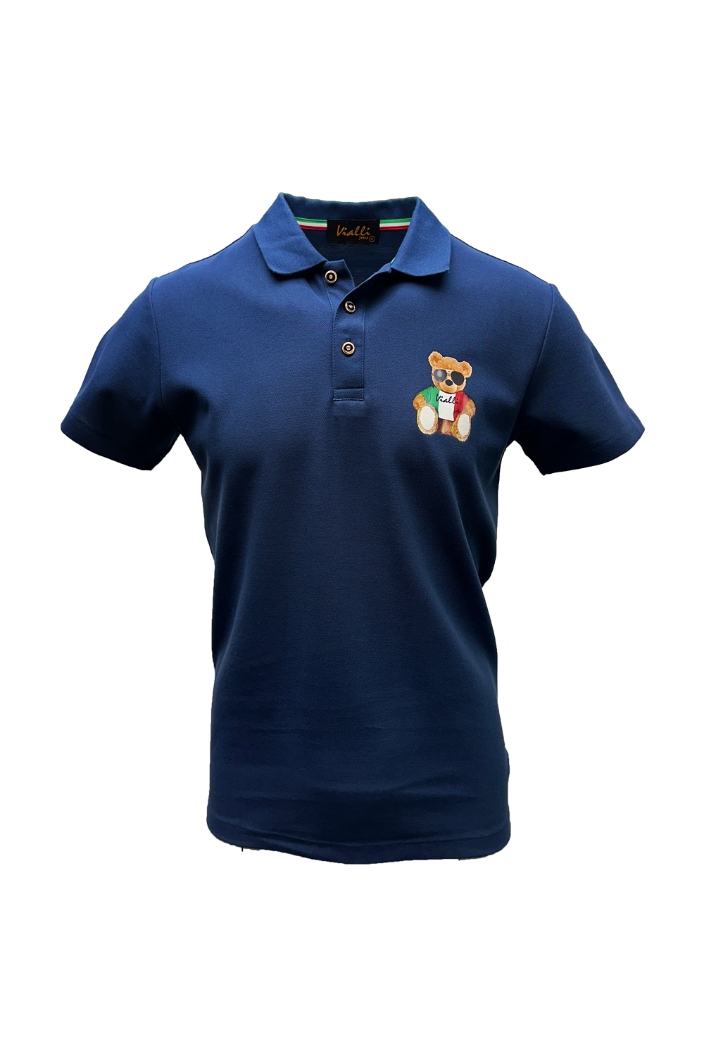 Vialli Kresta Navy Golfer: Premium Cotton, Classic Style, Ultimate Comfort
