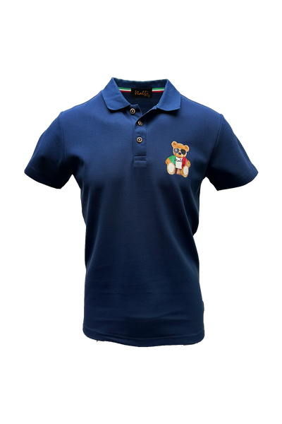 Vialli Kresta Navy Golfer: Premium Cotton, Classic Style, Ultimate Comfort