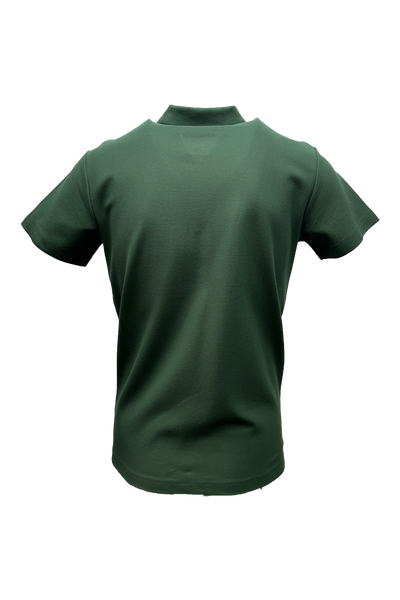 Vialli Kabuci Golfer: Breathable Short Sleeve Collared Shirt with Distinctive Badges
