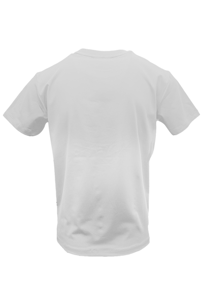 Vialli Men's Kargo T-Shirt: Premium White Cotton, Comfortable Fit, Everyday Style