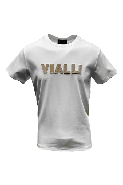 Vialli Kudu White T-Shirt: Premium Cotton, Ultimate Comfort and Style