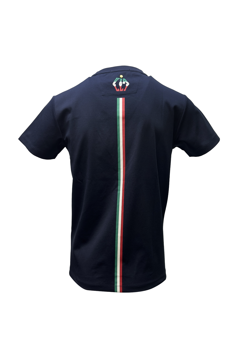 Vialli Kowla Men's Navy T-Shirt: Breathable Cotton Blend, Studded Accents, Style VJ25WT84
