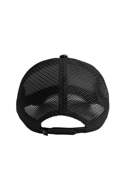 Vialli Gavanisio Black Cap with Gold Studs and Mesh Back