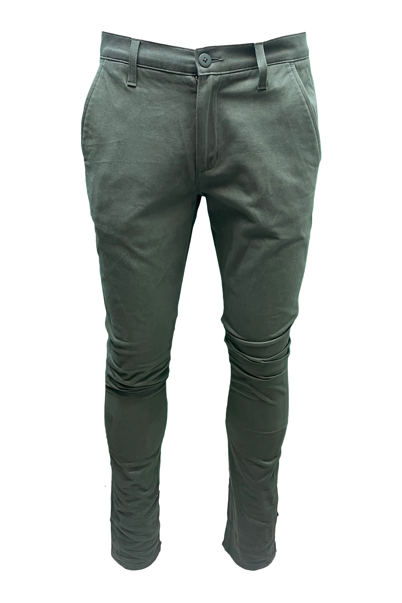Vialli Men's Steamo Olive Chino Pants: Premium Comfort, Style, and Durability