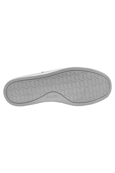 Vialli Socrato Low-Cut White Sneaker with Italian Flag and Teddy Icon