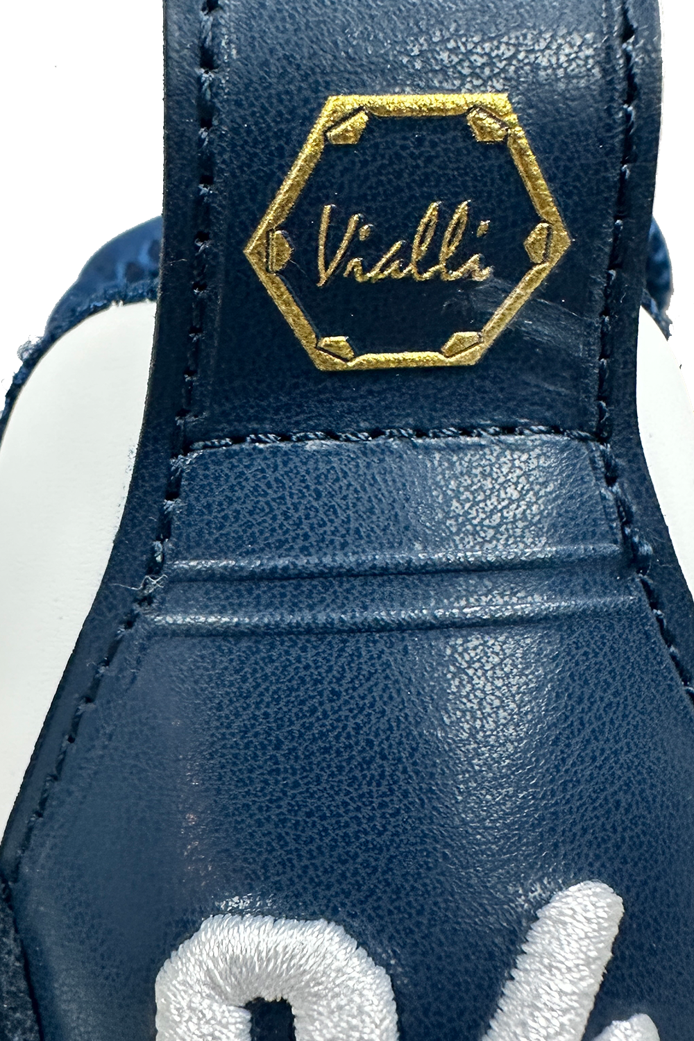 Vialli Bosetti Low-Cut Sneaker with Diamanté Studded Beadwork and '94' Detail