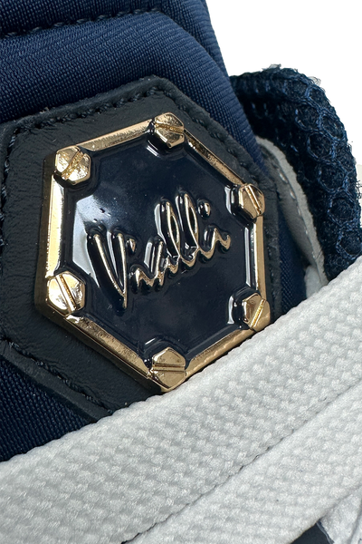 Vialli Bosetti Low-Cut Sneaker with Diamanté Studded Beadwork and '94' Detail