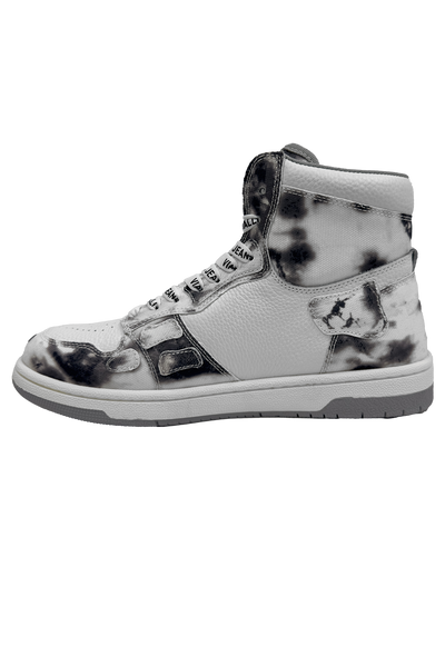 Vialli Gallinari Mid Boot: Sleek Grey Lace-Up Sneaker with Two-Tone Sole
