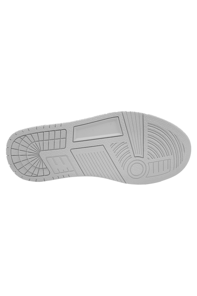 Vialli Gallinari Mid-Boot: Sleek White Lace-Up Sneaker with Unique Grey Accents