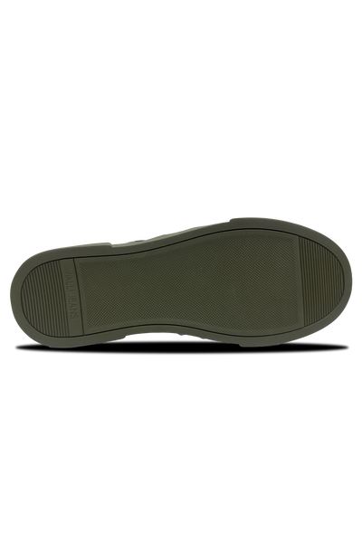 Vialli Romeo Sneaker: Olive Green, Low-Cut, Lace-Up, Stylish, Comfortable Fit