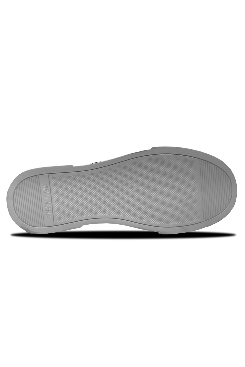 Vialli Romeo White Leather Sneaker with Logo-Clasps and Lace-Up Closure