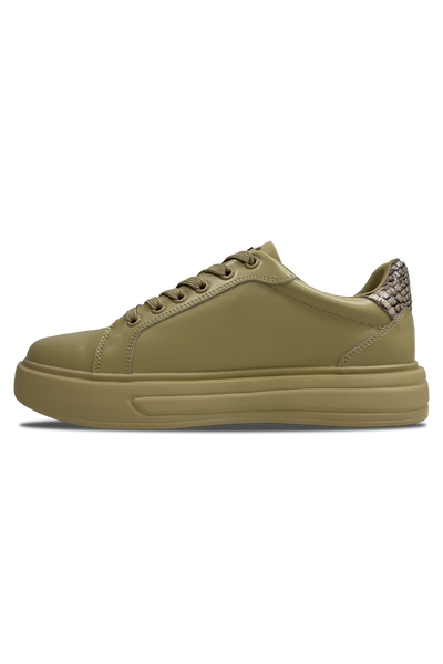 Vialli Cremona Cream Lace-Up Sneakers: Stylish, Comfortable, and Durable Footwear