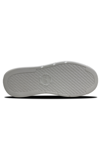 Vialli Galani Low-Cut Cream Patent Sneaker with Gold Accents for Men