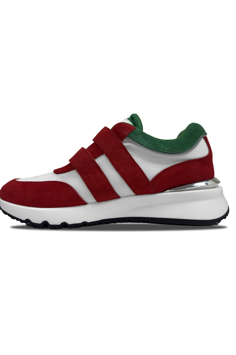 Vialli Orsi Tropical Low-Cut Sneaker with Velcro Ribbon Detail for Men