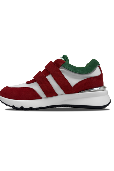 Vialli Orsi Tropical Low-Cut Sneaker with Velcro Ribbon Detail for Men