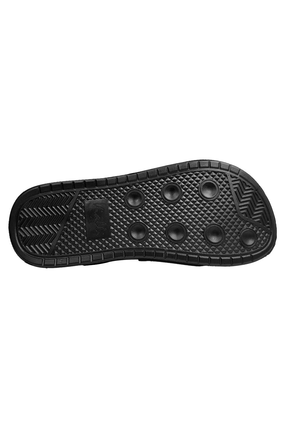Vialli Shongo Slide: Black Honeycomb Comfort Sandals with Advanced Cushioning