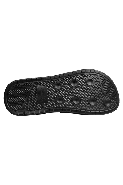 Vialli Shongo Slide: Black Honeycomb Comfort Sandals with Advanced Cushioning