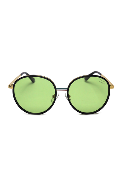 Vialli Don Spiaci C3 Green Sunglasses: Stylish Eye Protection with UV400