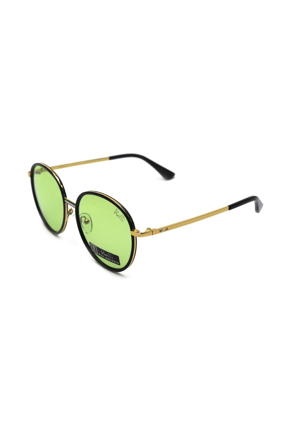 Vialli Don Spiaci C3 Green Sunglasses: Stylish Eye Protection with UV400