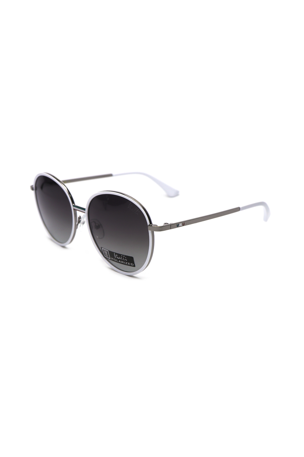 Vialli Don C4 Spiaci Silver Sunglasses: Stylish UV Protection, Modern Design