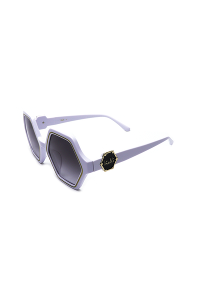 Vialli Hex Primo C2 White Sunglasses: Stylish, UV Protection, Durable Eyewear