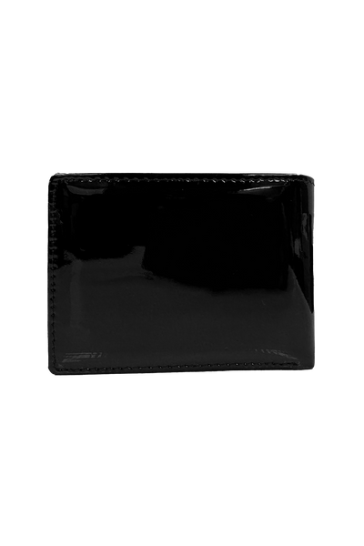 Vialli Milan Tri-Fold Patent Wallet: Sleek Black, Compact, Secure, Stylish